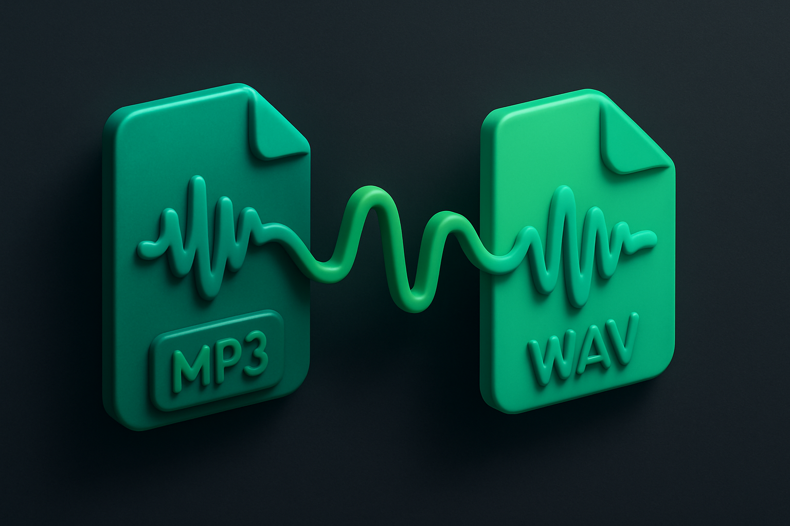 MP3 to WAV Converter illustration